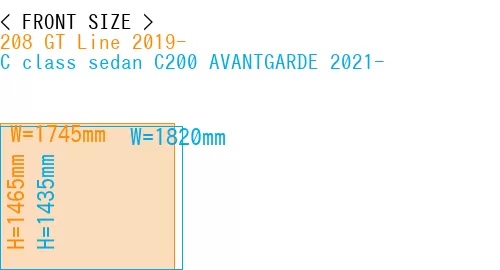 #208 GT Line 2019- + C class sedan C200 AVANTGARDE 2021-